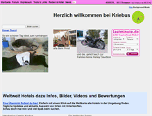 Tablet Screenshot of kriebus.de